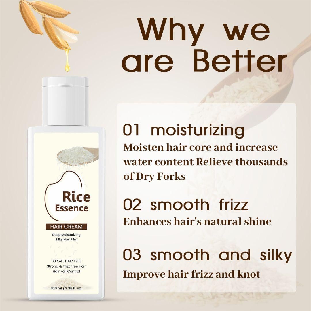 Rice Essence Hair Cream 100ML (Pack of 2)